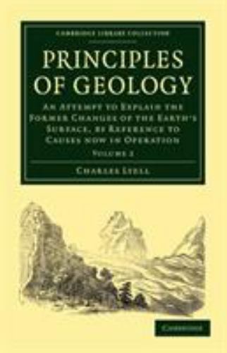 Principles of Geology Lyell Paperback Cambridge University Press Volume 2