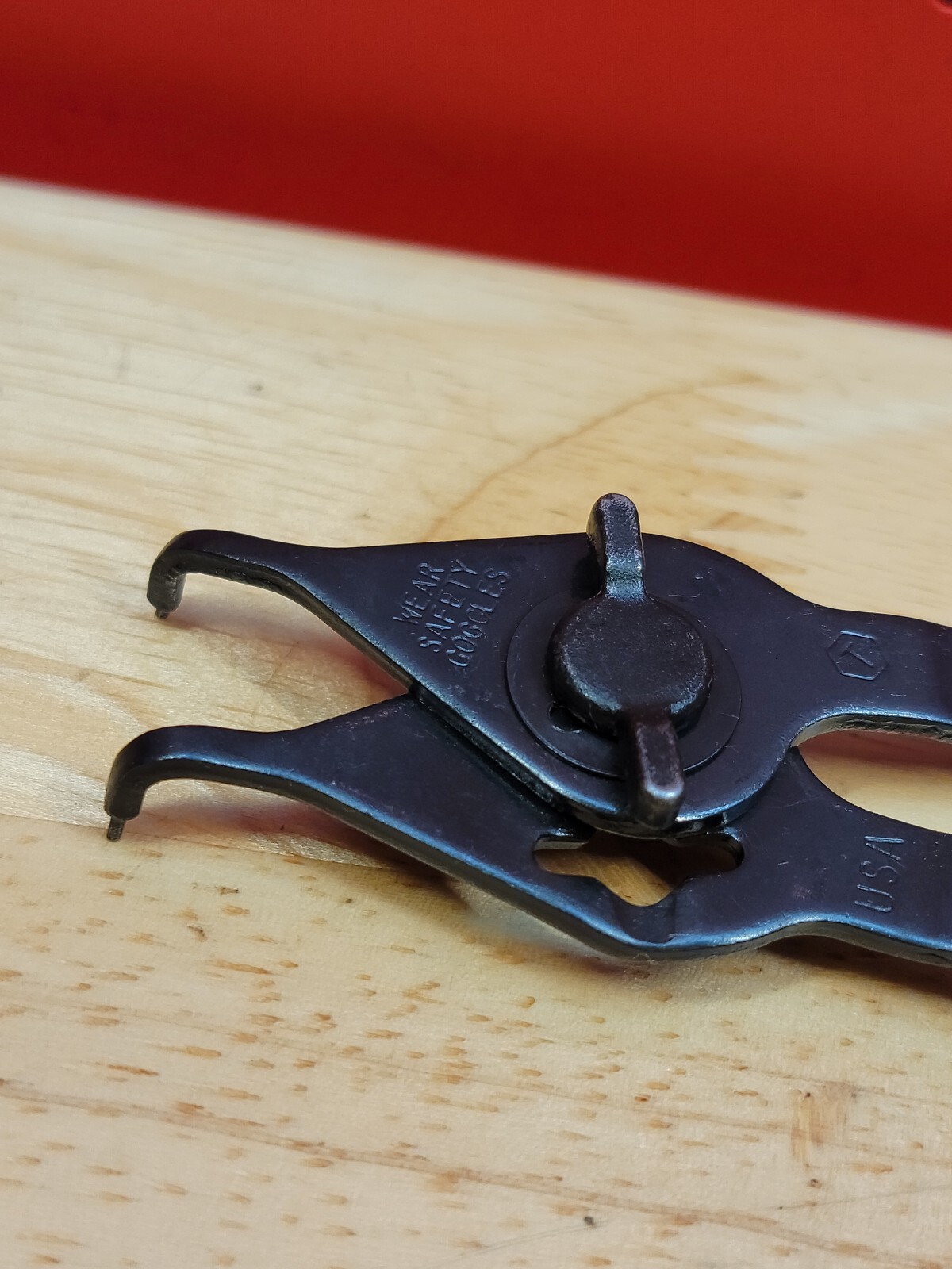 Mac Tools 6" TPQ12A 90° QuarterTurn Quick Change Retaining Ring Pliers