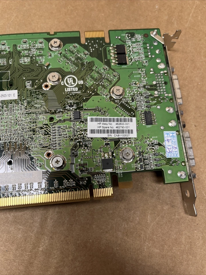 Brand New! HP NVIDIA FX3700 512MB PCI-E VIDEO CARD HP 462790-001 OEM KY426 - Image 4 of 4