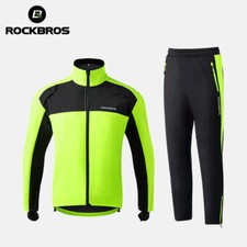 ROCKBROS Men's Basic Cycling Jerseys Long Sleeves Bike Bicycle Shirt Zipper
