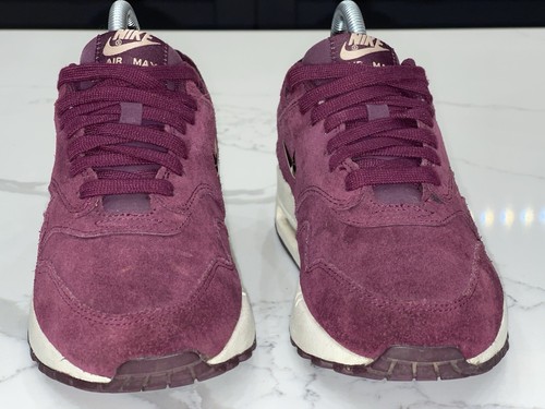 Nike Air Max 1 Premium SC Jewel Bordeaux Burgundy Suede Uk 4 Eur 37.5 AA0512-600 - Picture 10 of 16