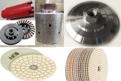 2'' granite travertine concrete stone grinding wheel core bit marble tile buffer