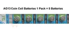 AG13 Coin Cell Watch Battery Remot Alkaline 1.55v Battery - 1 Pack = 5 Batteries