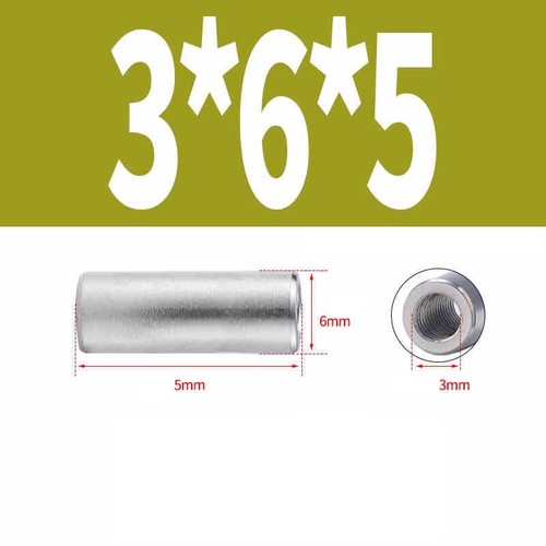 Round Studding Connector Nuts A2 Stainless Steel Onnector Nut Extended M2 M3-M6 - Picture 18 of 81