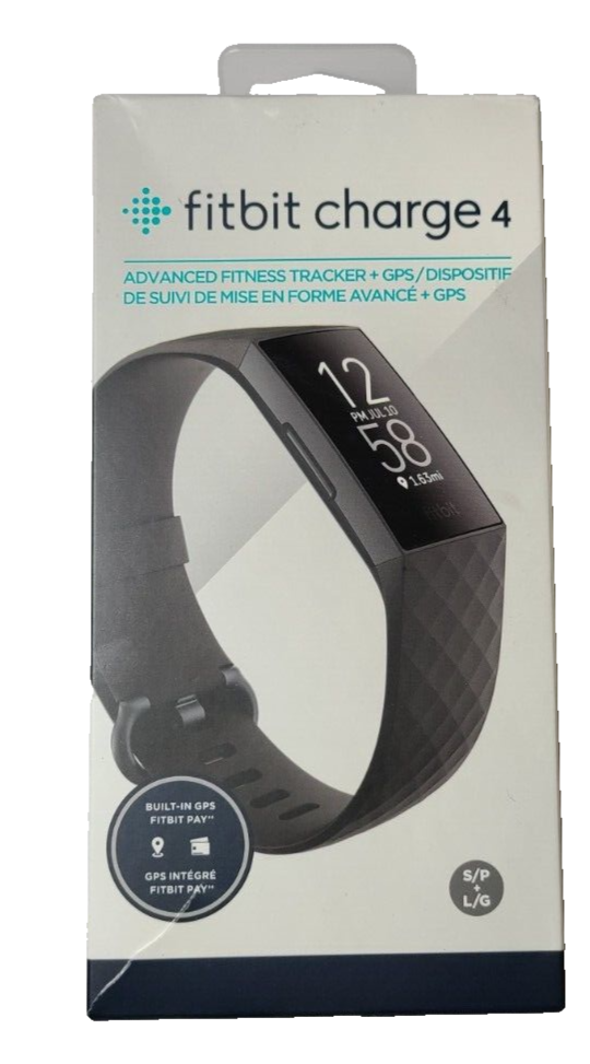 Fitbit Charge 4 Black Fitness and Activity Tracker with Advanced Features-image