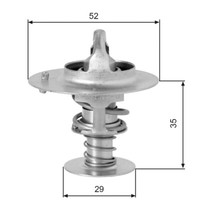 Gates TH03382G1 Thermostat, KüHlmittel For Honda Mitsubishi