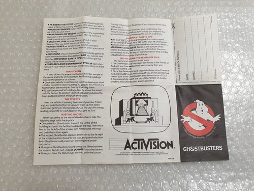Ghostbusters 128k - Activision - ZX Spectrum 🟩 - Photo 7/7