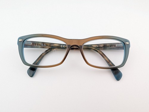 Ray Ban Eyeglasses, Frames Only, RB 5255 5490, 51-16-135, Blue/Brown