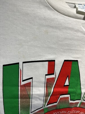 Vintage FIFA World Cup 94 Italy T Shirt Men's Large ⚽️ | eBay