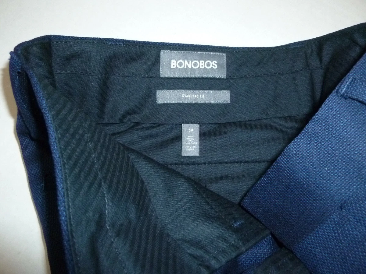 Bonobos Lightweight Jetsetter Pants 30Wx31 Bright NAVY Comero Wool