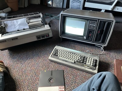 TRS-80 Model 2 Microcomputer With Keyboard, And A TRS-80 Daisy Wheel Printer 
