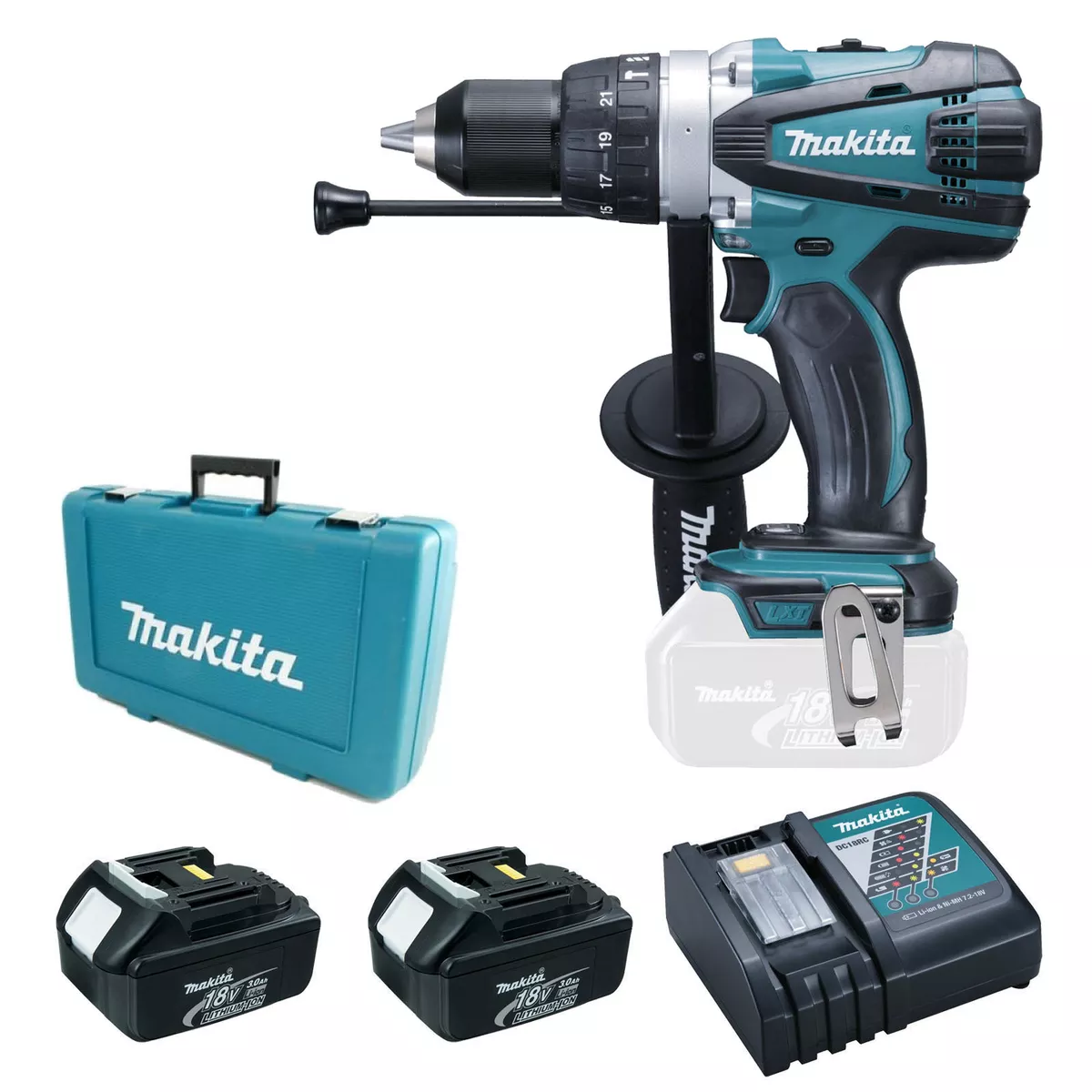 Makita 18v dhp458 deals