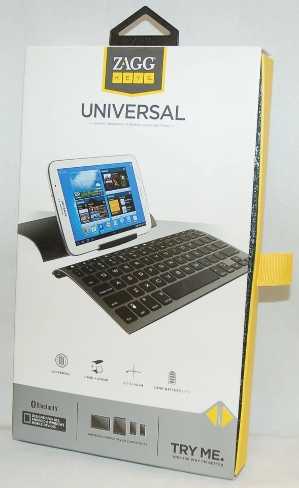 ZaggKeys Universal Tablet Bluetooth Folio Keyboard Stand 4 Apple iPad 2/3/4/Air - Image 3 of 4
