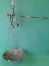 ANTICA BILANCIA PESA STADERA FERRO BATTUTO ROMANO IN FERRO BATTUTO 6,4 KG. BR28
