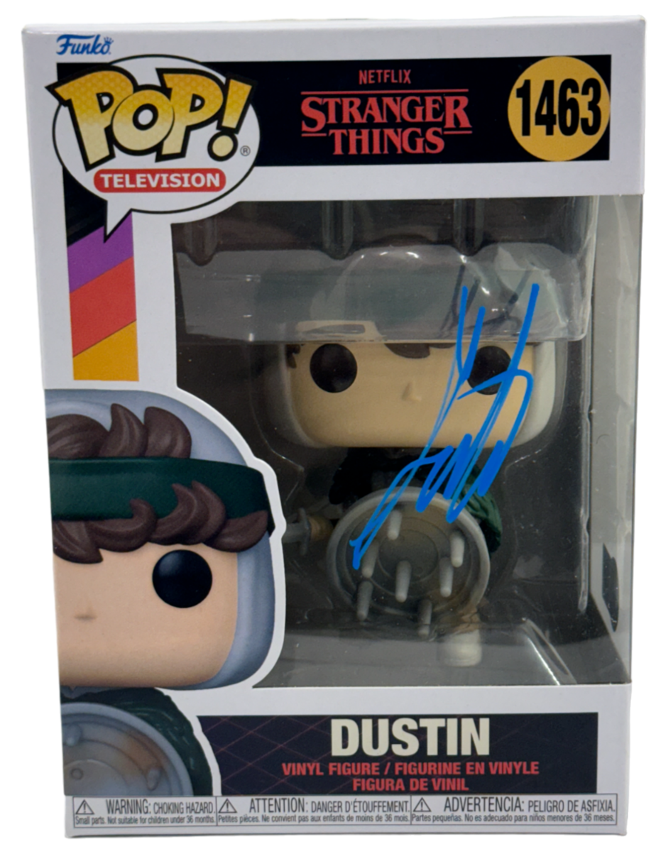 Gaten Matarazzo Autographed Signed Dustin Funko Stranger Things Authentic Beckett 