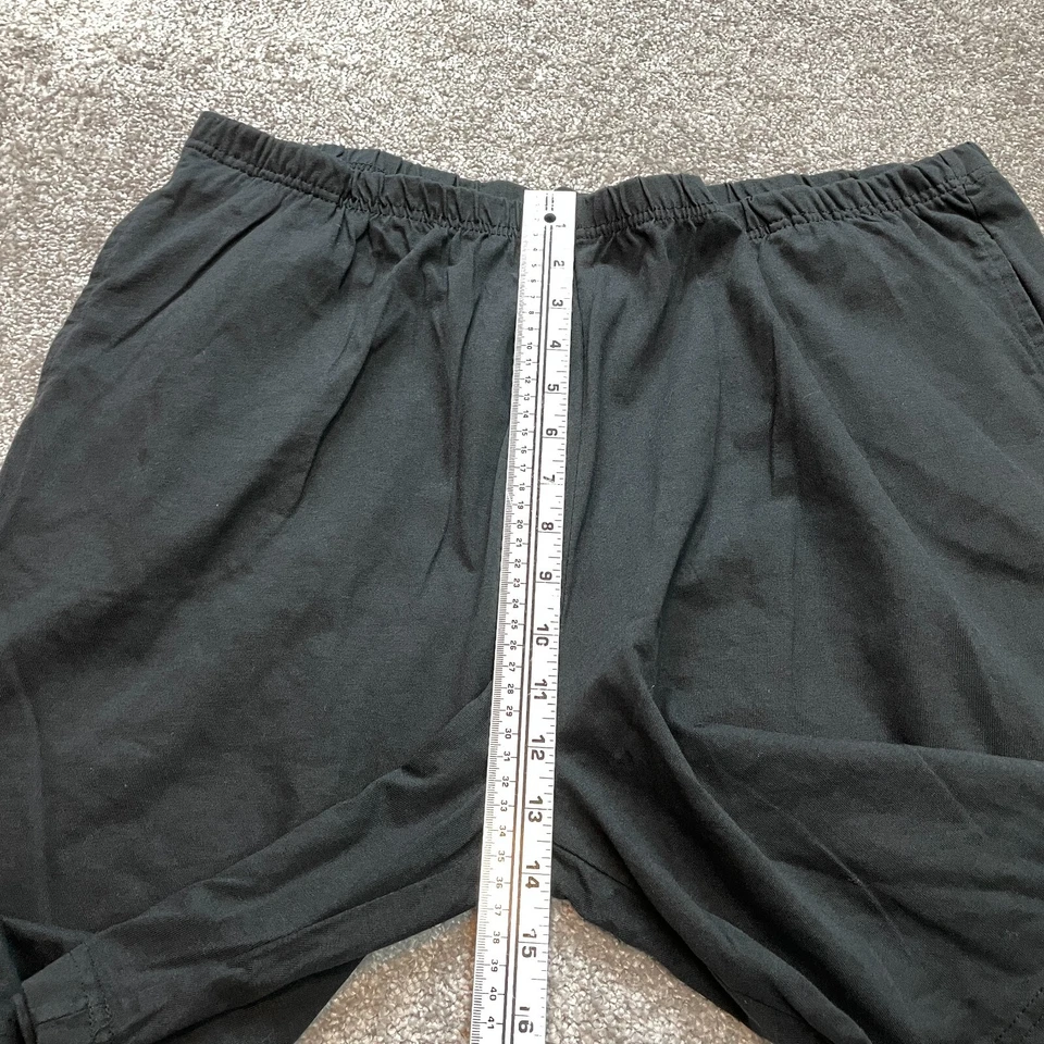 Sudaderas Blair para mujer 2XL negras elásticas cintura enrolladas suaves informales elásticas 8" Foto 4 de 4