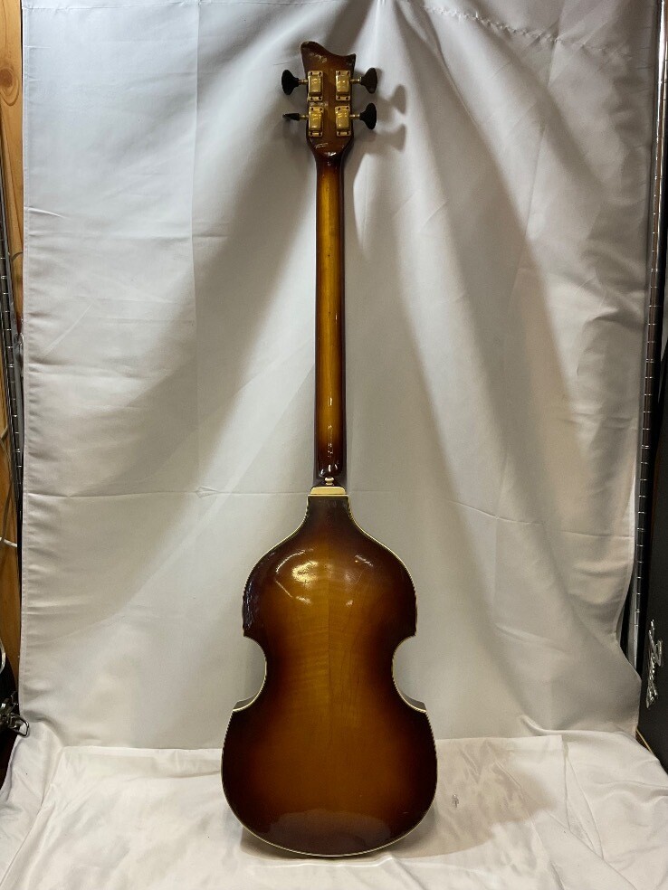 Electric Violin Bass Guitar Hofner 500/1 Sunburst 1960s 80% Frets