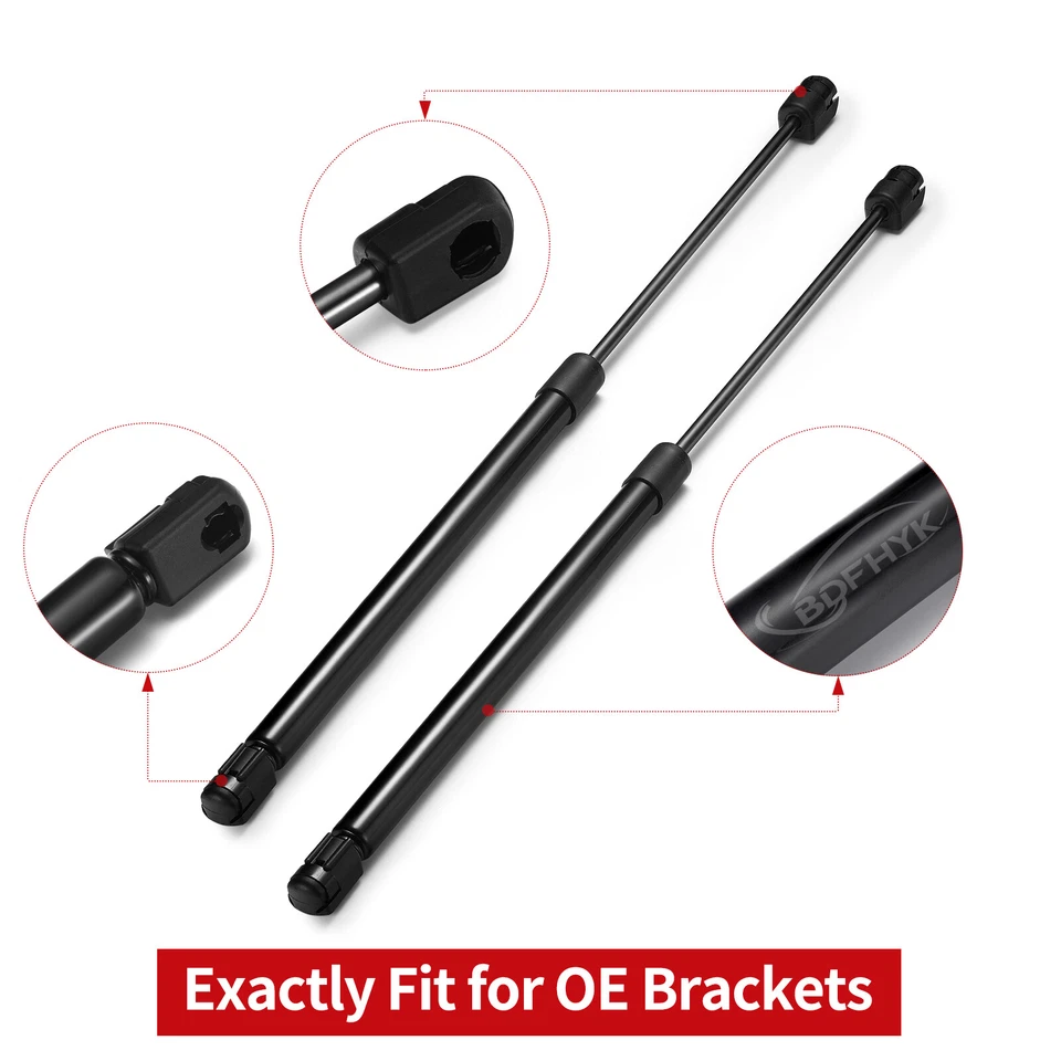 2x puntales de elevación de vidrio para ventana trasera para Chevy GMC Yukon Cadillac 1999-2006 Foto 4 de 4