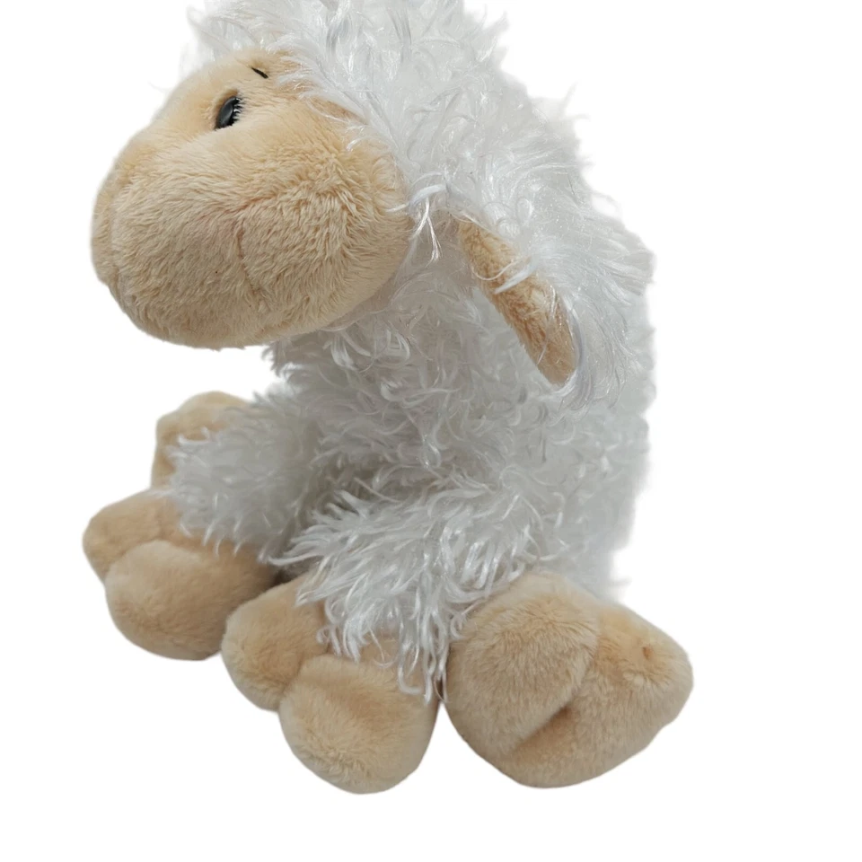 Webkinz Baby Sheep Lamb Plush No Codes White Tan HM201 - Image 2 of 4