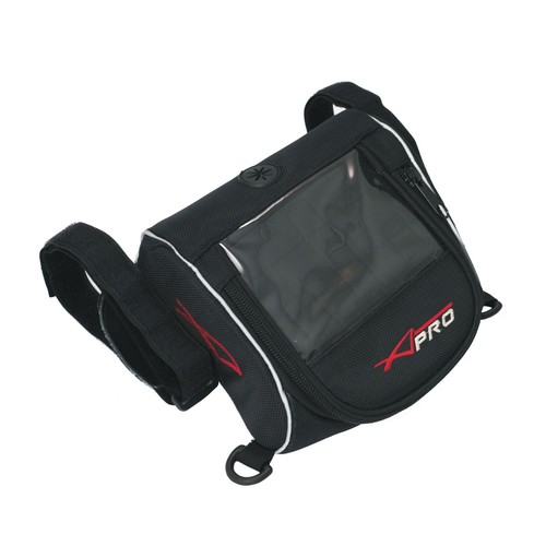 Borsa Supporto Porta Navigatore Smartphone Universale Ancoraggio Manubrio Nero - Imagen 3 de 3