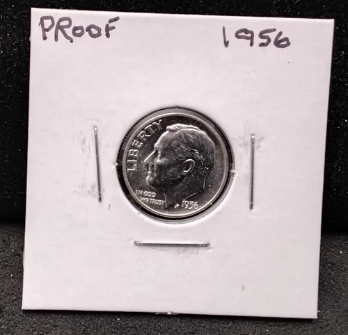 1956 PROOF ROOSEVELT SILVER DIME - HO67