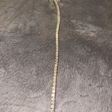 Natural Diamond Bracelet 10.37grams 14k Yello...