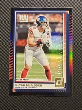 2025 Donruss #55 Micah McFadden Press Proofs Black /10