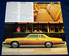 1976 Ford Ltd Landau 2 Door Coupe Original Dealer Advertisement Print Ad 76 Gold