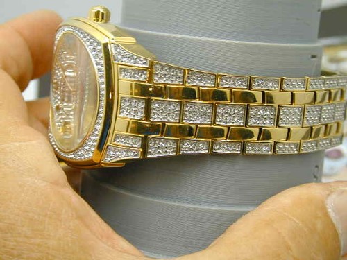 Bulova Phantom Crystal Pave Dial Men's Watch 98B323 - Picture 6 of 14