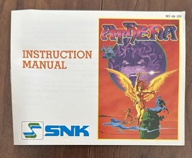 Athena (Nintendo Entertainment System, NES ) & Manual & Sleeve 5 Screw CLEAN