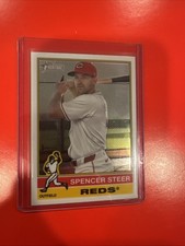2025 Topps Heritage - Spencer Steer #155 Chrome