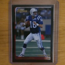 Bowman 2003 Bowman Briefing Peyton Manning #38 Indianapolis Colts NFL Football