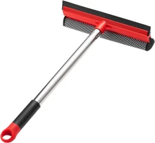 2 in 1 Standard Window Squeegee, Car Squeegee with 17" Poles, Window Washing ...