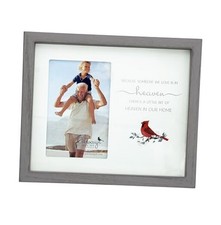 - Heaven In Our Home - 4' x 6" Vertical Picture Photo Gray, White, Red