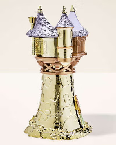 Bath and Body Works Disney Princess Rapunzel Tower Pedestal 3 Wick Candle holder