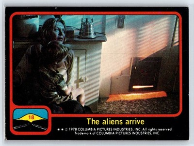 1978 Topps Close Encounters of the Third Kind The Aliens Arrive #18