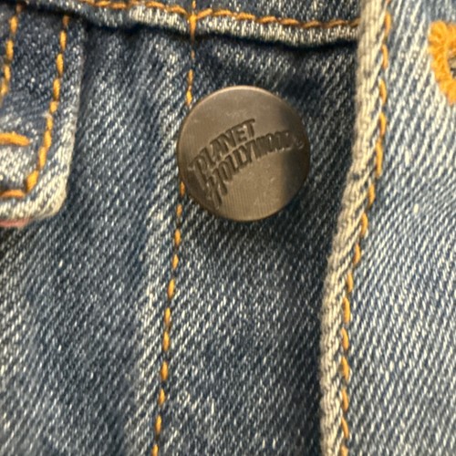 N.Y. Planet Hollywood Vintage Denim Jacket New York Vtg Youth 6 - Picture 14 of 18
