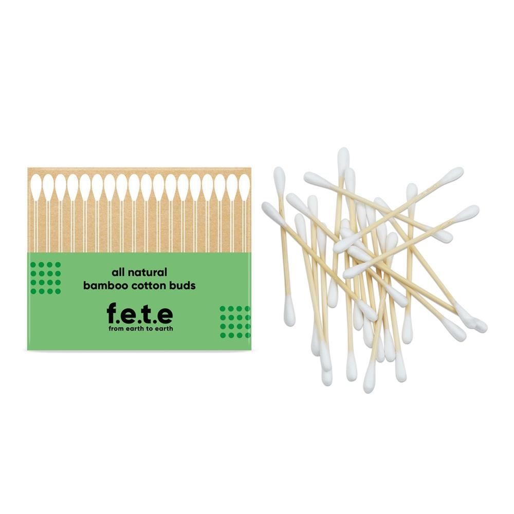 From Earth to Earth Bamboo Cotton Buds 100 pack - 2 Pack