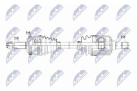 NTY Antriebswelle NPW-KA-413 FüR Hyundai Tucson JM Crdi Allrad KIA Sportage 2