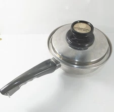 Kitchen Craft By West Bend Cookware 1 QT  Sauce Pan with Lid 8” Pot Stovetop 