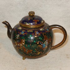 景泰蓝古董日本茶壶| eBay