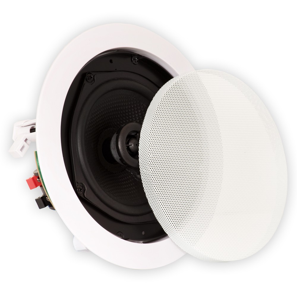 Theater Solutions TS50C Flush Mount In Ceiling Speakers 2-Way 3 Speaker Set