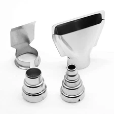 4 Pcs Heat Gun Nozzles Kit, Stainless Steel Reflector Heat Resisting Nozzles ...