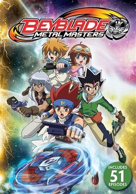 BEYBLADE METAL MASTERS COMPLETE SERIES New Sealed 5 DVD Set All 51 Episodes