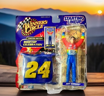 2000 Starting Lineup Winners Circle Jeff Gordon Lmtd Edition Rooftop Celebration