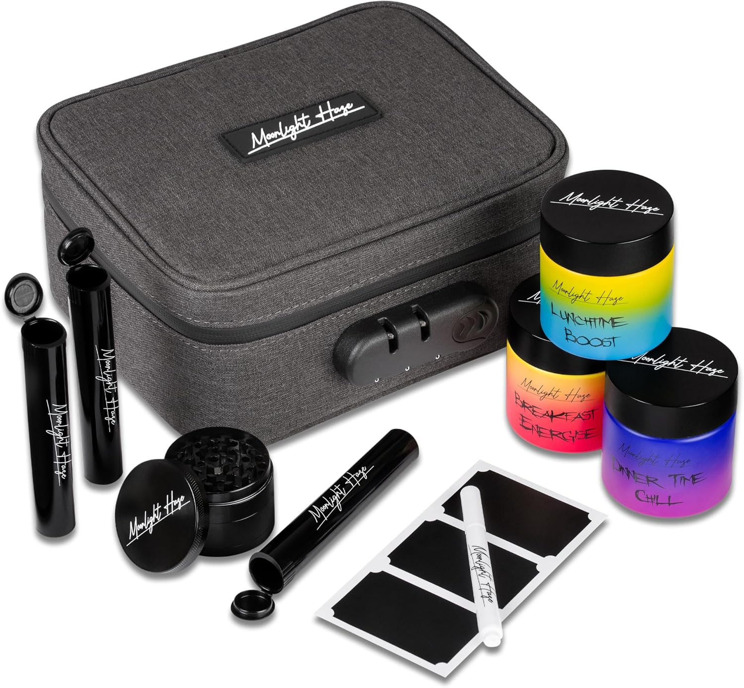 Smell Proof Bag with Accessories – Smell Proof Box Stash Box Gift Set, 3 Smell P