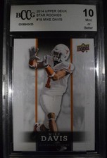 2014 Upper Deck Mike Davis Rookie Football Card #19