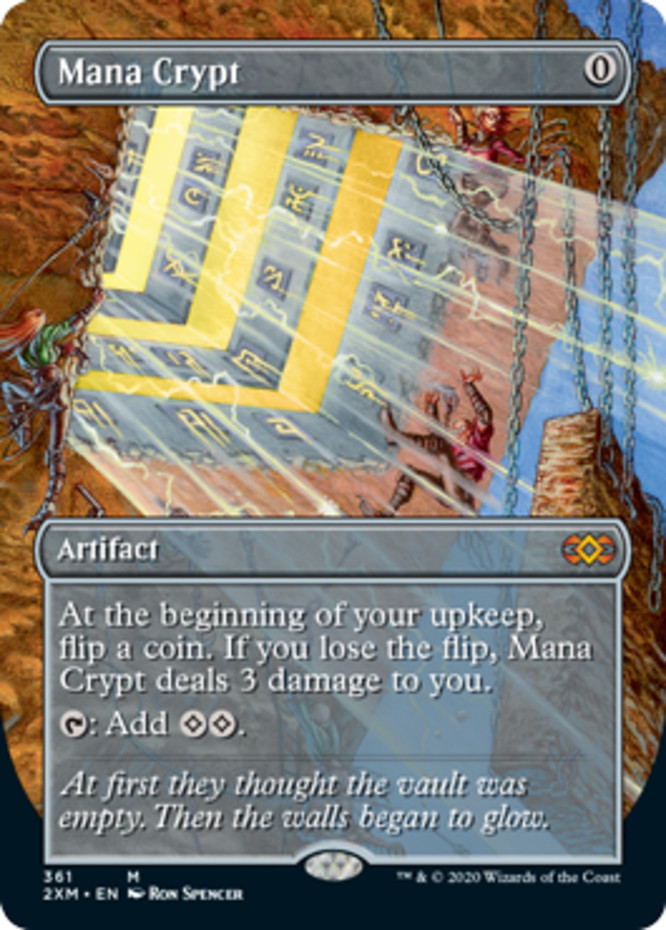 Mana Crypt - Foil - Borderless NM, English MTG Double Masters