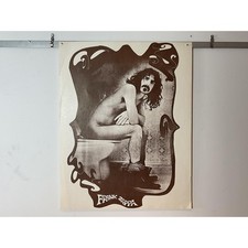 Zappa The Thinker on Toilet Vintage 1970's  Poster