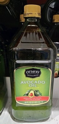 Ottavio Avocado Oil, 68 fl oz / 2 Liters Kosher Grill, Salad, Fry Exp 2027